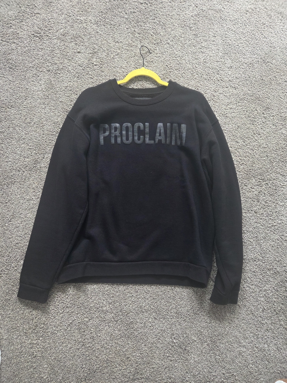 Proclaim Streetwear Black Crewneck Sweater